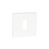 Klamki - Domino Szyld QRS na klucz biały - miniaturka - grafika 1