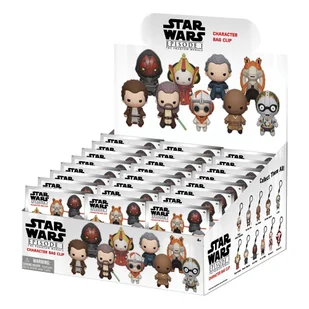 Star Wars 3D PVC Bag Clips The Phantom Menace Display (24) - Figurki dla dzieci - miniaturka - grafika 1