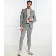 Garnitury - BOSS Garnitur P-Huge-2Pcs-242 | Slim Fit | z dodatkiem wełny - miniaturka - grafika 1