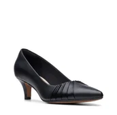 Półbuty damskie - Linvale Crown [black leather] - rozmiar 39 - miniaturka - grafika 1