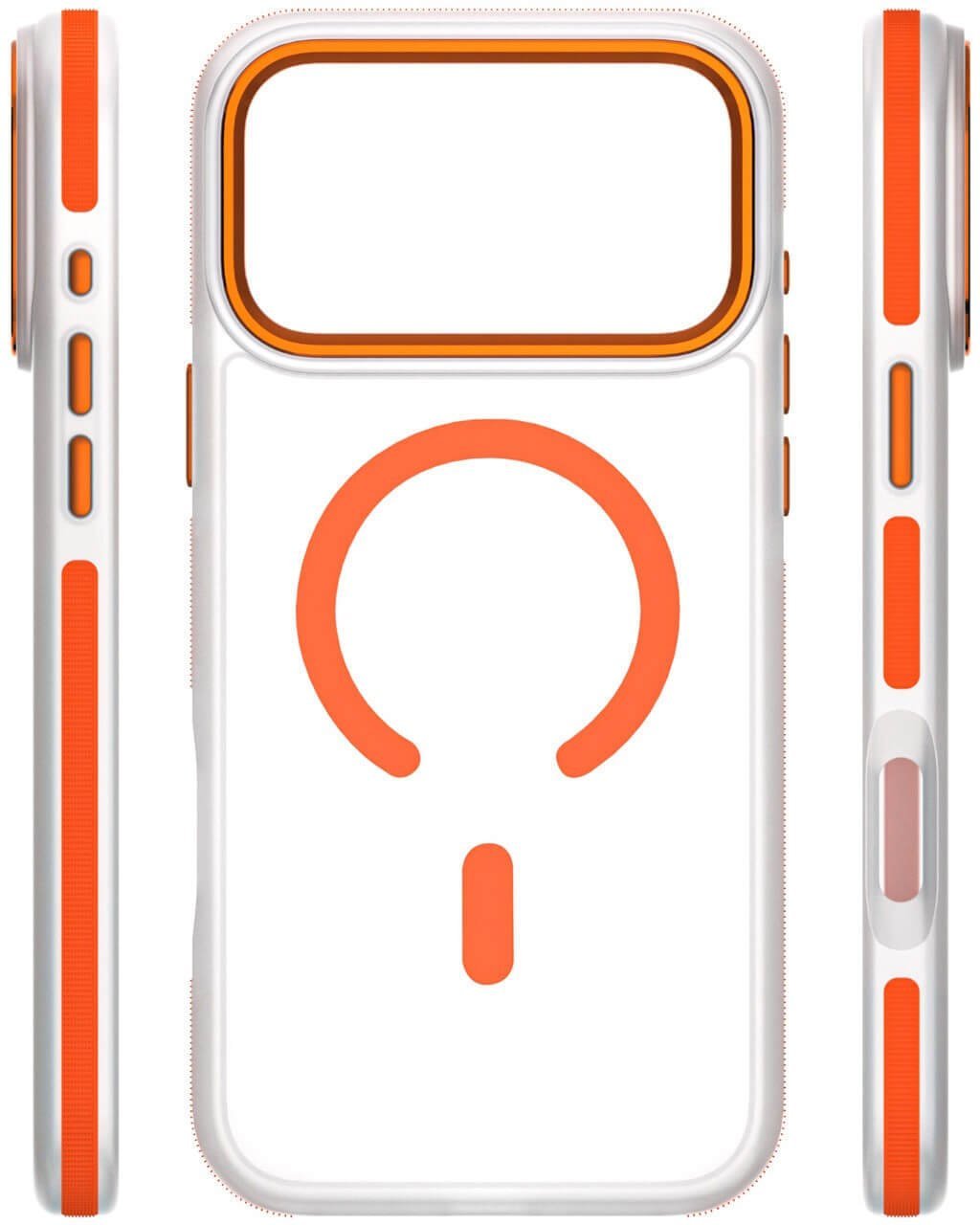 Etteri Nakładka Etteri Icy Mag do iPhone 16 Pro 6,3 pomarańczowa