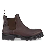 Botki męskie - Sztyblety ECCO Grainer M 21475401072 Brązowy - miniaturka - grafika 1