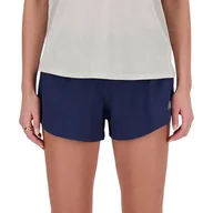 Spodnie sportowe damskie - Spodenki New Balance WS41286NNY - granatowe - miniaturka - grafika 1