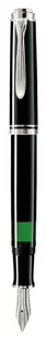 Pelikan Souveran M405 czarno-srebrne, stalówka M - Długopisy - miniaturka - grafika 1