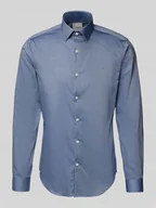 Koszule męskie - Koszula biznesowa o kroju slim fit z kołnierzykiem typu kent - miniaturka - grafika 1
