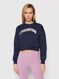 Champion Bluza Cropped College Of Colors 114964 Granatowy Custom Fit - Bluzy damskie - miniaturka - grafika 1