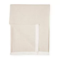 Koce - Beżowy pled z domieszką bawełny Euromant Summer Linen, 140x180 cm - miniaturka - grafika 1