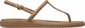Sandały damskie - Sandały Damskie Crocs Miami Thong Flip 209793 Brązowe 38-39 W8 - miniaturka - grafika 1