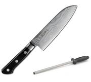 Ostrzałki do noży - Nóż Santoku 17cm Tojiro Dp37 Plus Ostrzałka Taidea T0825D - miniaturka - grafika 1