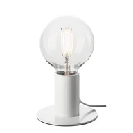 Lampy stojące - Lampka stołowa FITU TL E27 - biały - miniaturka - grafika 1