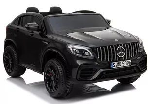 Import LEANToys Mercedes GLC 63S Czarny Lakier 4128 - Pojazdy elektryczne dla dzieci - miniaturka - grafika 1