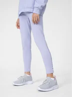 Legginsy - 4F Legginsy 4FJSS23TTIGF039 Fioletowy Slim Fit - miniaturka - grafika 1