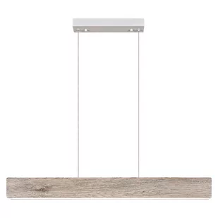 Rabalux Cinnamon 3091 lampa wisząca zwis 1x34W LED 3000K drewniana/biała - Lampy sufitowe - miniaturka - grafika 1