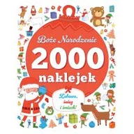 Kolorowanki, wyklejanki - 2000 naklejek. Boże Narodzenie - miniaturka - grafika 1