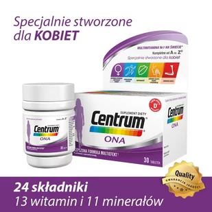 Pfizer Centrum ona x 30 tbl.multiefekt - Witaminy i minerały - miniaturka - grafika 2