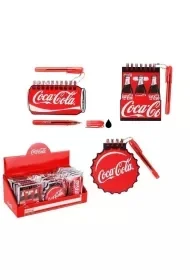 Notesik Coca-Cola z mini długopisem MIX - Długopisy - miniaturka - grafika 1