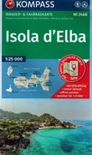 Przewodniki - Elba Isola D'elba 1:25 000 Mapa Turystyczna 2468 Etui 2025 Kompass - miniaturka - grafika 1