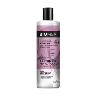 Biomea BIOMEA Szampon regenerujący do włosów suchych i zniszczonych 400ml BMA0015 - Szampony do włosów - miniaturka - grafika 1