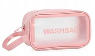 Kosmetyczki, organizery i kuferki - PRZEŹROCZYSTA KOSMETYCZKA WASHBAG PODRÓŻNA DUŻA - miniaturka - grafika 1