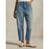 Spodnie damskie - POLO RALPH LAUREN Jeansy | Tapered fit - miniaturka - grafika 1