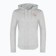 Bluzy męskie - Bluza męska Diadora Hoodie FZ Essential Sport grigio medio chiaro melange - miniaturka - grafika 1