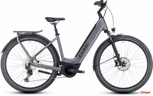 Rower elektryczny Cube Touring Hybrid EXC 625 Easy Entry grey´n´metal 2023 - Rowery elektryczne - miniaturka - grafika 1