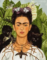 Malowanie po numerach - Artnapi 40x50cm Obraz Do Malowania Po Numerach Na Drewnianej Ramie - Frida Kahlo - Autoportret 40x50 cm - miniaturka - grafika 1