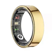 Smartringi - Qring R09 R06 Fitness Tracker Wodoodporny połączony pilot Ring Man Elektroniczny basen Nowy przyjazd Smartring 2024 Złoto 11 - miniaturka - grafika 1