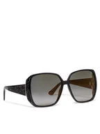 Okulary przeciwsłoneczne - Jimmy Choo Okulary przeciwsłoneczne CLOE/S Czarny - miniaturka - grafika 1