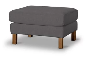 Dekoria pl pl Pokrowiec na podnóżek Karlstad grafitowy 61 x 79 x 44 cm Etna 622-705-35 - Pokrowce na meble - miniaturka - grafika 1