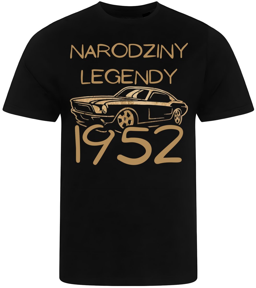 KOSZULKA MĘSKA NADRUK NA URODZINY ROCZNIK 1952 PREZENT PREMIUM XL