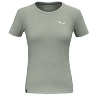 Koszulki i topy damskie - Salewa Eagle Minilogo Merino T-Shirt damski, zielony, S - miniaturka - grafika 1