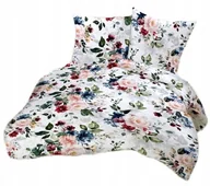 Pościel - pościel z satyny 160x200 + 2x poszewka 100% bawełna S 68 dolores granat - miniaturka - grafika 1