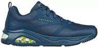 Sneakersy męskie - Buty sportowe męskie Skechers Tres-Air Uno Modern Aff-Air sneakersy granatowe (183071-BLU) - miniaturka - grafika 1