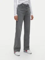 Spodnie damskie - Vero Moda Jeansy Tessa 10287304 Szary Wide Leg - miniaturka - grafika 1