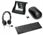 Zestawy myszka + klawiatura - Kensington Mysz Klawiatura Słuchawki Podstawka - miniaturka - grafika 1