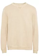 Bluzy męskie - camel active Męska bluza z bawełny, szary, XXL - miniaturka - grafika 1