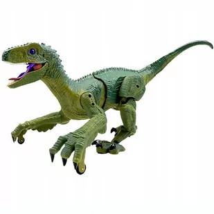 Dinozaur Velociraptor zdalnie sterowany pilot port usb dźwięki QX020 - Zabawki zdalnie sterowane - miniaturka - grafika 3