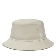 Czapki damskie - Kapelusz New Era Essential Tapered Bucket 60348845 Beżowy - miniaturka - grafika 1