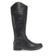 Kozaki damskie - Oficerki Caprice 9-25517-45 Czarny - miniaturka - grafika 1