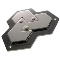 Cast Hanayama Hanayama, łamigłówka Huzzle Hexagon, poziom 4/6 - Łamigłówki - miniaturka - grafika 1