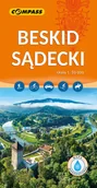Przewodniki - Beskid Sądecki - mapa laminowana 1:50 000 - książka - miniaturka - grafika 1