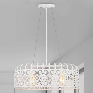 Rabalux Alessandra biała śr. 46 cm lampa wisząca 2162 2162 - Lampy sufitowe - miniaturka - grafika 2