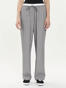 ONLY Spodnie materiałowe Tille 15339242 Szary Straight Fit - Spodnie sportowe damskie - miniaturka - grafika 1