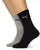 Skarpetki damskie - Puma Skarpety sportowe Cush Crew (6 par w paczce) czarny/szary, UK 9-11 / EU 43-46 - miniaturka - grafika 1