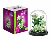 Klocki - Klocki kwiaty Storczyki pod kloszem 204el 136931 - miniaturka - grafika 1