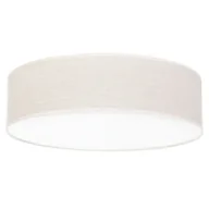 Lampy sufitowe - Britop Plafon LAMPA sufitowa BOHO 47914802 abażurowa OPRAWA okrągła skandynawska beżowy - miniaturka - grafika 1