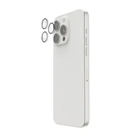 Szkła hartowane na telefon - Hama Ochrona aparatu na telefon komórkowy iPhone 16 Pro / 16 Pro Max (3 pojedyncze soczewki, ochrona soczewek iPhone, odporna na uderzenia, 9H, folia ochronna przyjazna dla obudowy, osłona telefonu - miniaturka - grafika 1