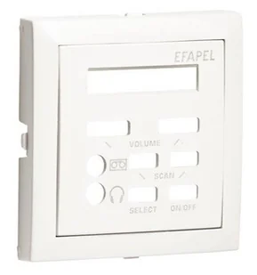 EFAPEL AQUARELLA ELEMENT CENTRALNY DO STEROWNIKA DŹWIĘKU GRAFIT 90709 TIS - Sterowniki i przekaźniki - miniaturka - grafika 1