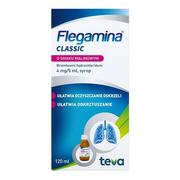 Przeziębienie i grypa - Flegamina Classic 4mg/5ml o smaku malinowym syrop 120ml - miniaturka - grafika 1